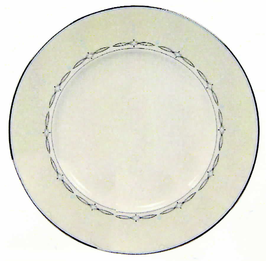 Aquamarine Accent Luncheon Plate by Nikko-1