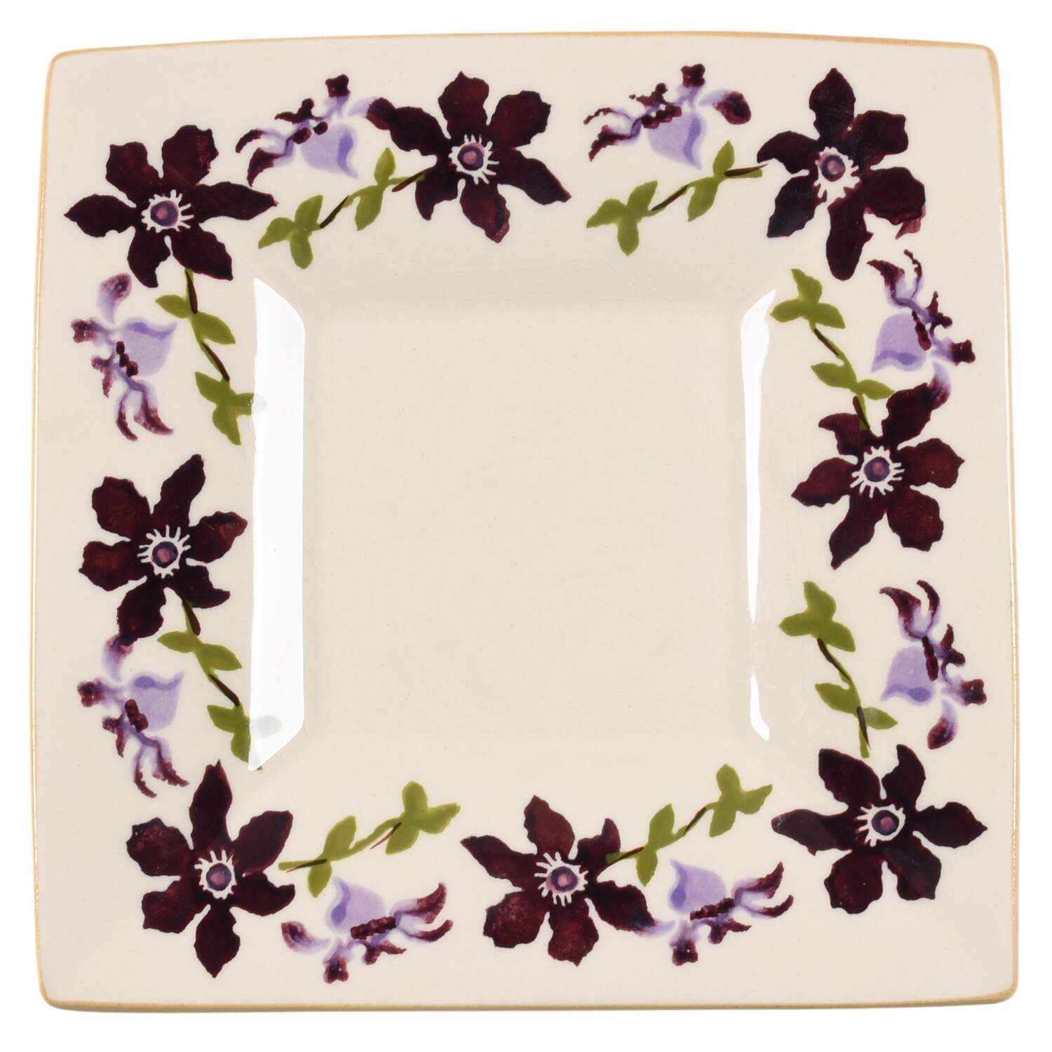 Clematis Square Bread & Butter Plate by Nicholas Mosse-1