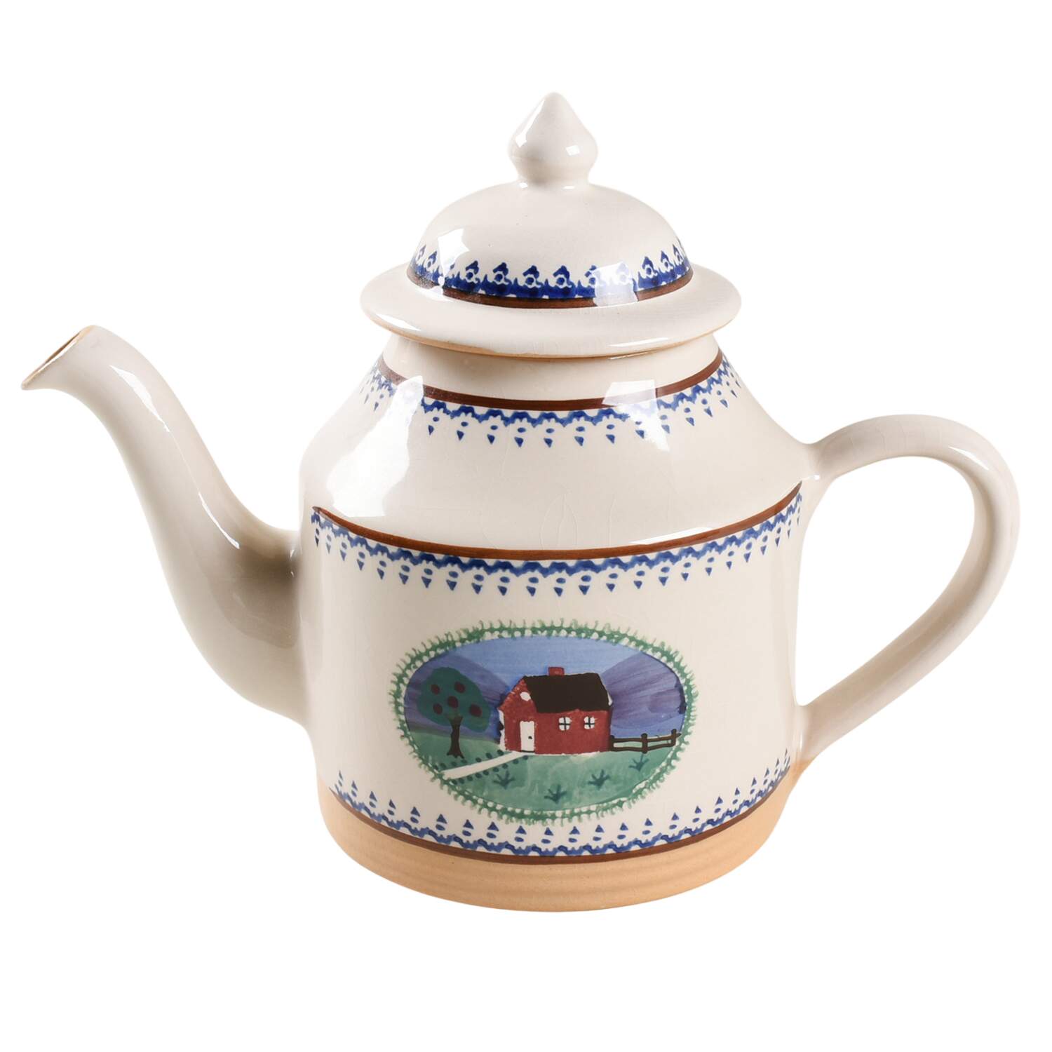 Landscape Farmhouse Teapot & Lid by Nicholas Mosse-1