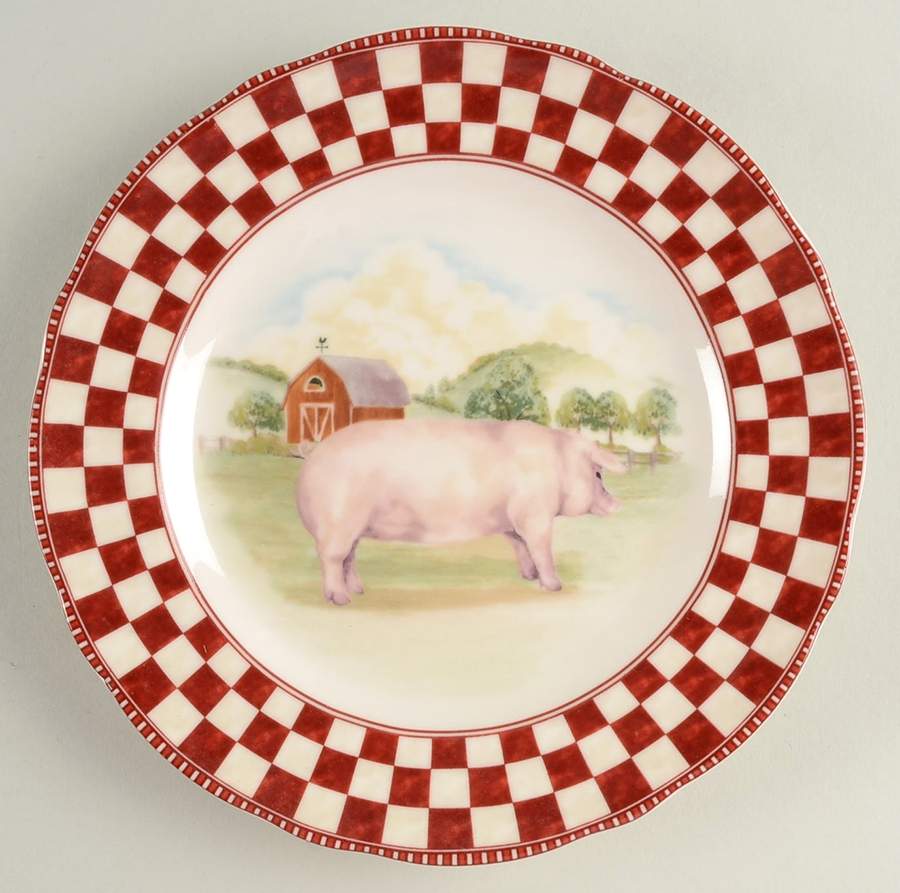 Barnyard Salad Plate by Noble Excellence-1