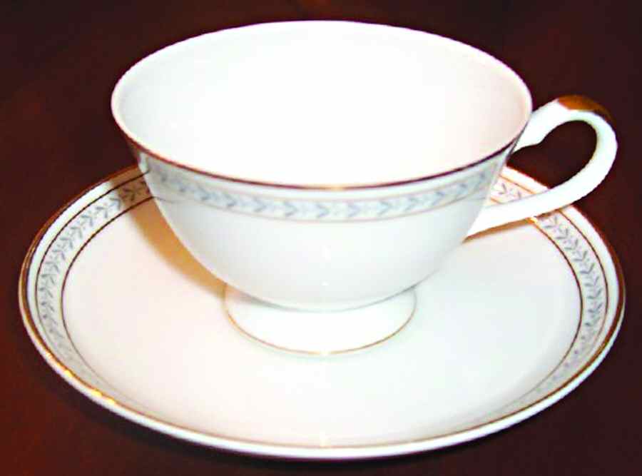 Belmont Footed Cup & Saucer Set by Norleans-1