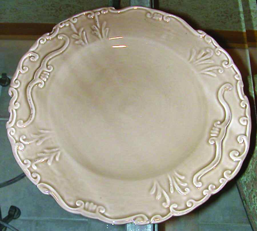 Lorenza Taupe Dinner Plate by Neiman Marcus-1