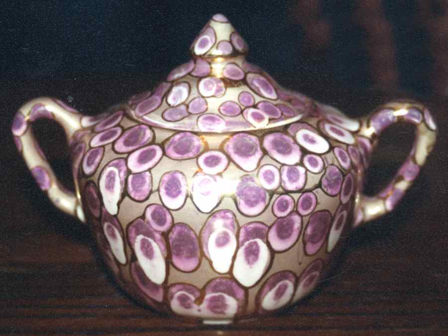 NSO1 Sugar Bowl & Lid by Nasco China (Italy)-1