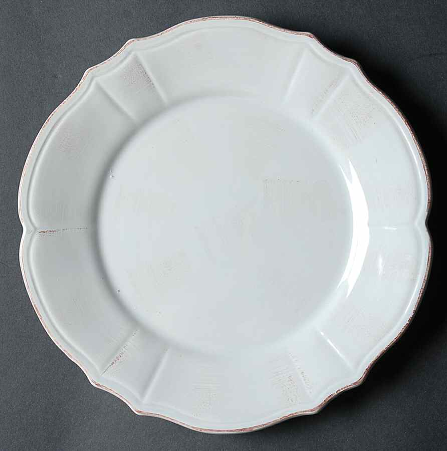 Maintenon Patine White Salad/Dessert Plate by Niderviller (France)-1