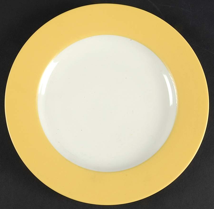 Colorwave Mustard Salad Plate by Noritake-1