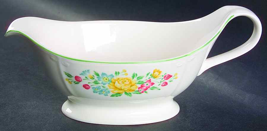 Mixed Bouquet Gravy Boat by Nikko-1