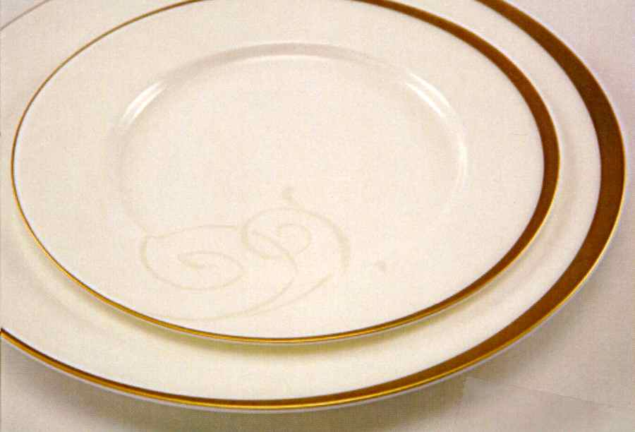 Luna Gold Salad Plate by Nikko-1