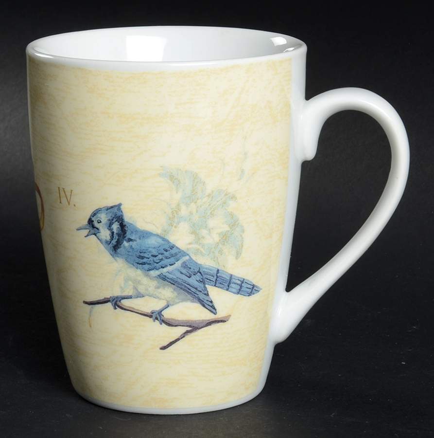 12 Days of Christmas (Gold Scrolls, No Trim) Mug by Noble Excellence-1