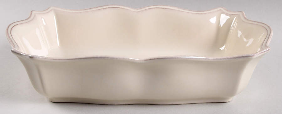 Toscano Cream 11" Rectangular Baker by Noble Excellence-1
