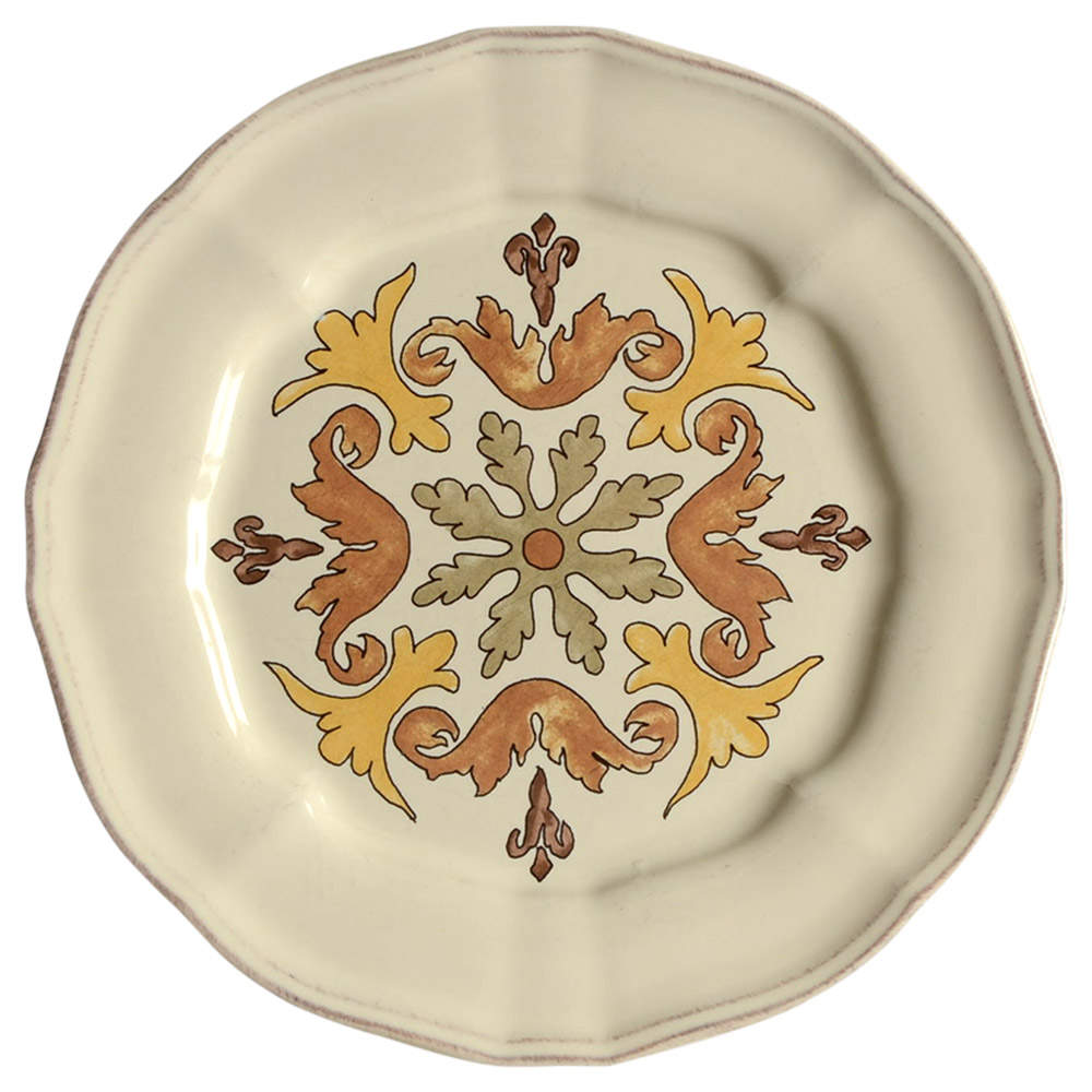 Toscano Cream Accent Salad Plate by Noble Excellence-1