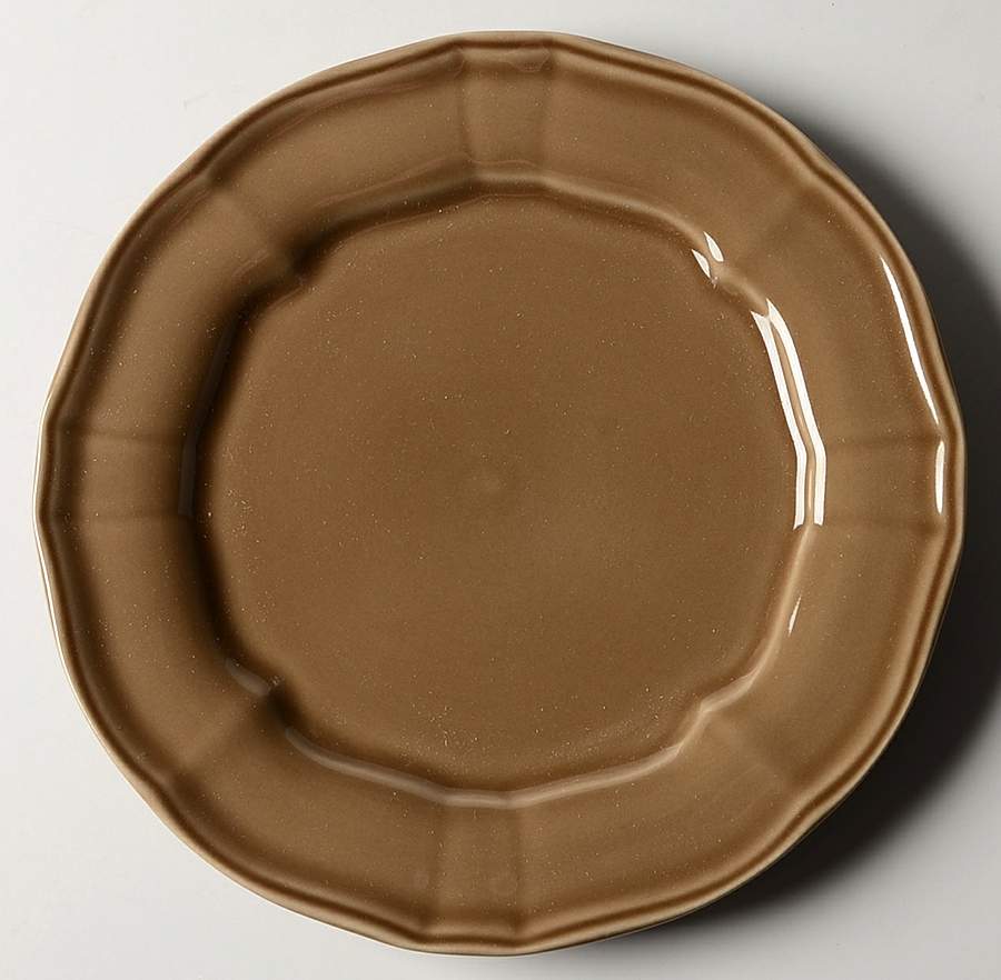 Toscano Taupe Salad Plate by Noble Excellence-1