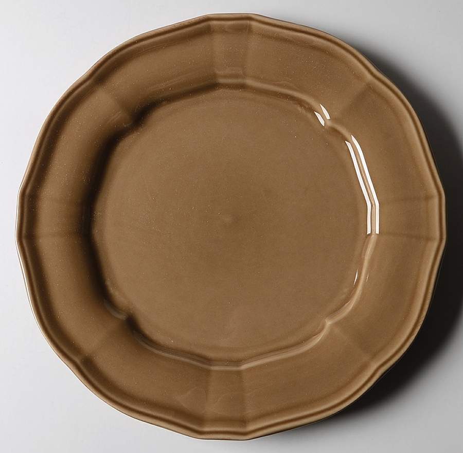 Toscano Taupe Dinner Plate by Noble Excellence-1