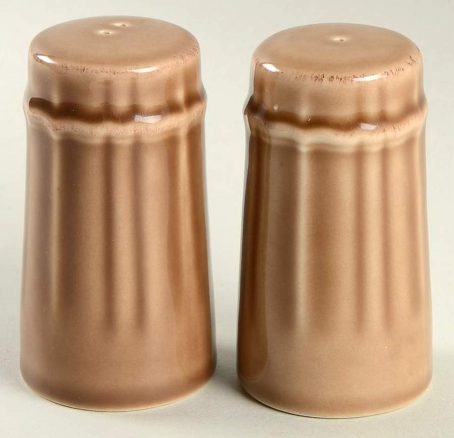 Toscano Taupe Salt & Pepper Set by Noble Excellence-1
