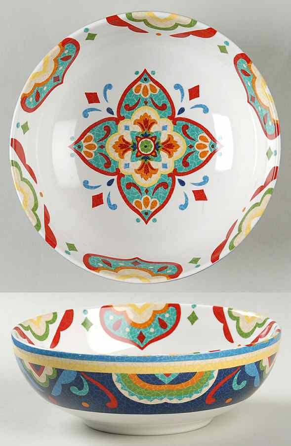 Mexican Tile Ixtapa Coupe Cereal Bowl by Noble Excellence-1
