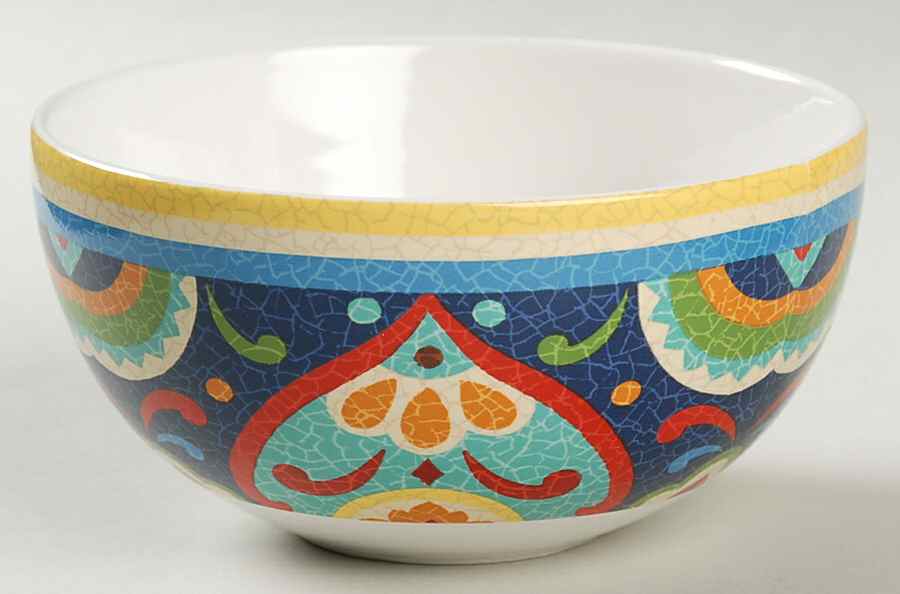 Mexican Tile Ixtapa Fruit/Dessert (Sauce) Bowl by Noble Excellence-1