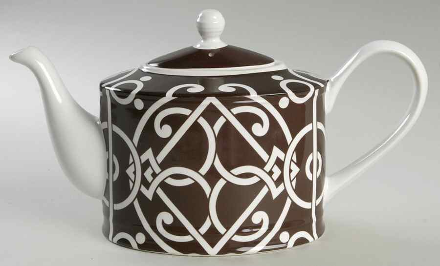 Pathways Chocolate Teapot & Lid by Noble Excellence-1
