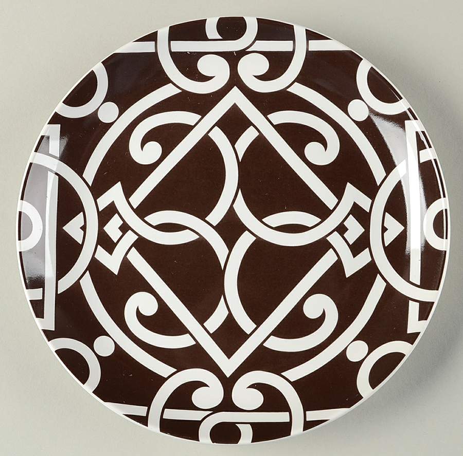 Pathways Chocolate Salad Plate by Noble Excellence-1