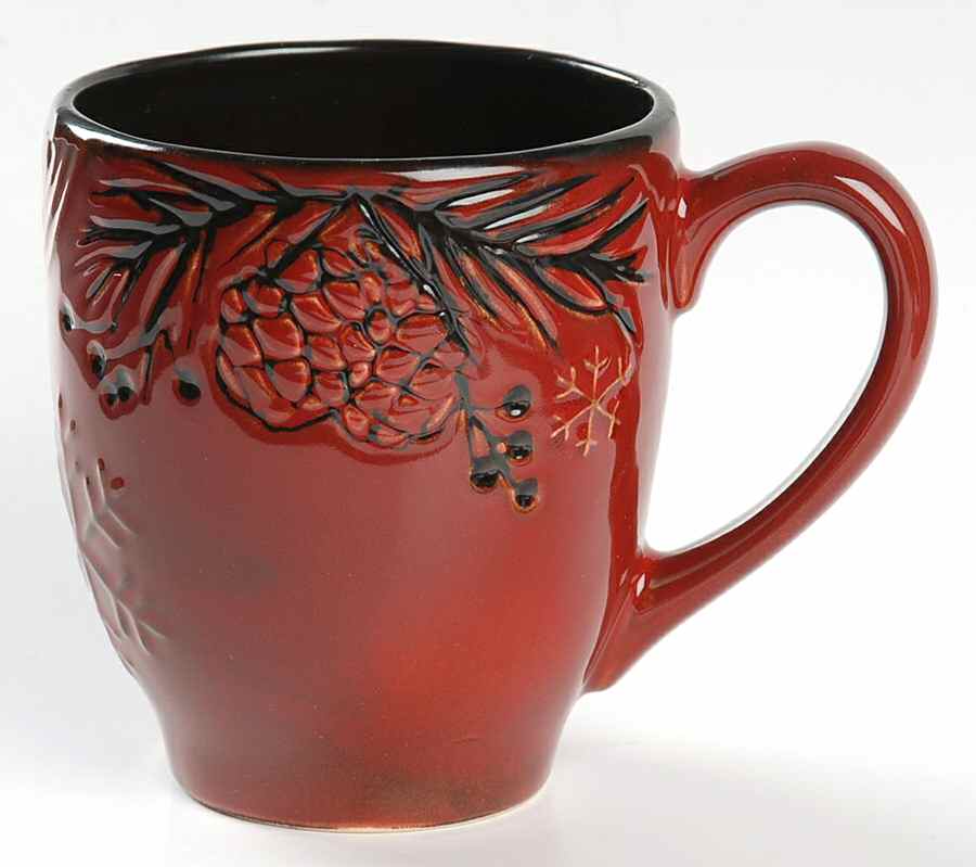 Pine Retreat Red Mug by North Pole Trading Co.-1