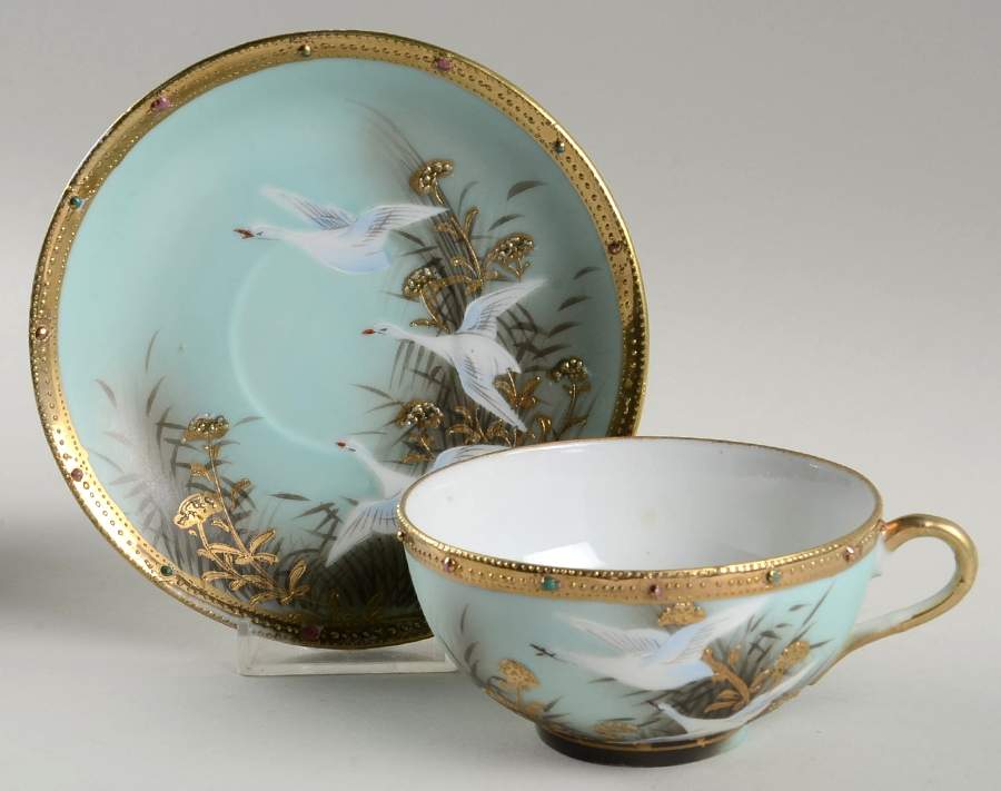 Paq52 Flat Cup & Saucer Set by Paulownia-1