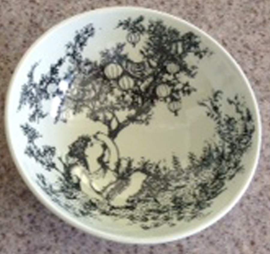 Midsummer Night's Dream Black Fruit/Dessert (Sauce) Bowl by Nymolle (Denmark)-1