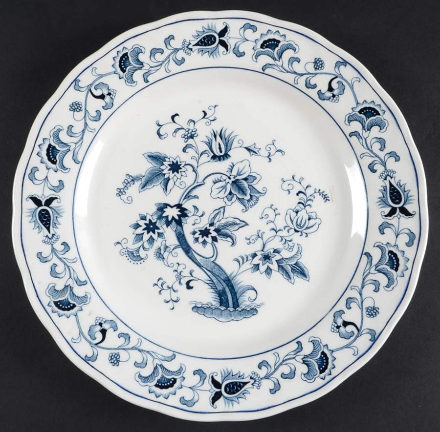 Ming Tree Blue (Fine Tableware Backstamp) Dinner Plate by Nikko-1