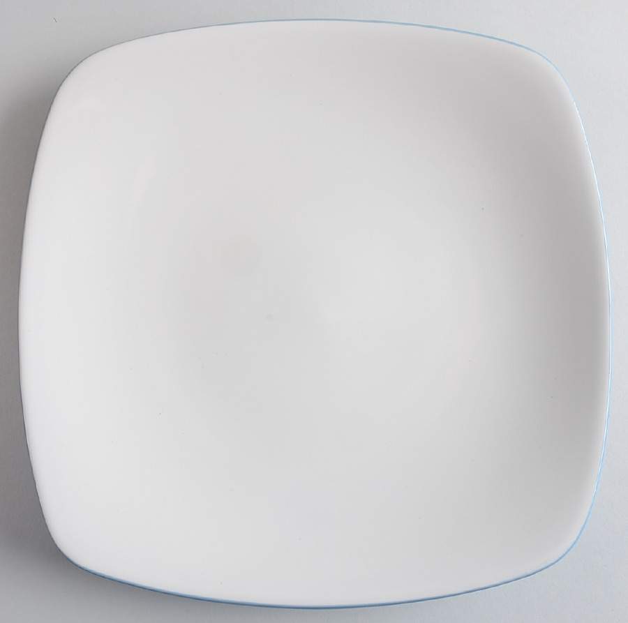 Colorwave Ice (Blue) Square Dinner Plate by Noritake-1