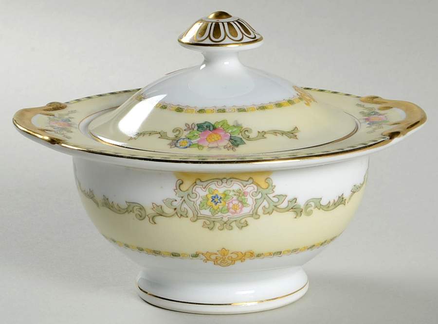 NAG71 Sugar Bowl & Lid by Nagoya Shokai-1
