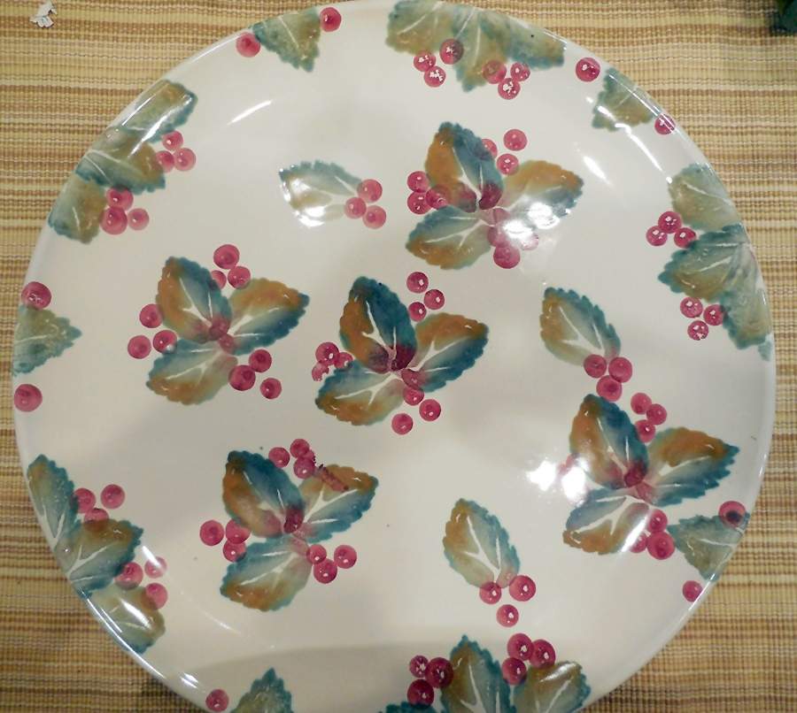 NFA4 12" Chop Plate (Round Platter) by Ceramc Nicola Fasano-1
