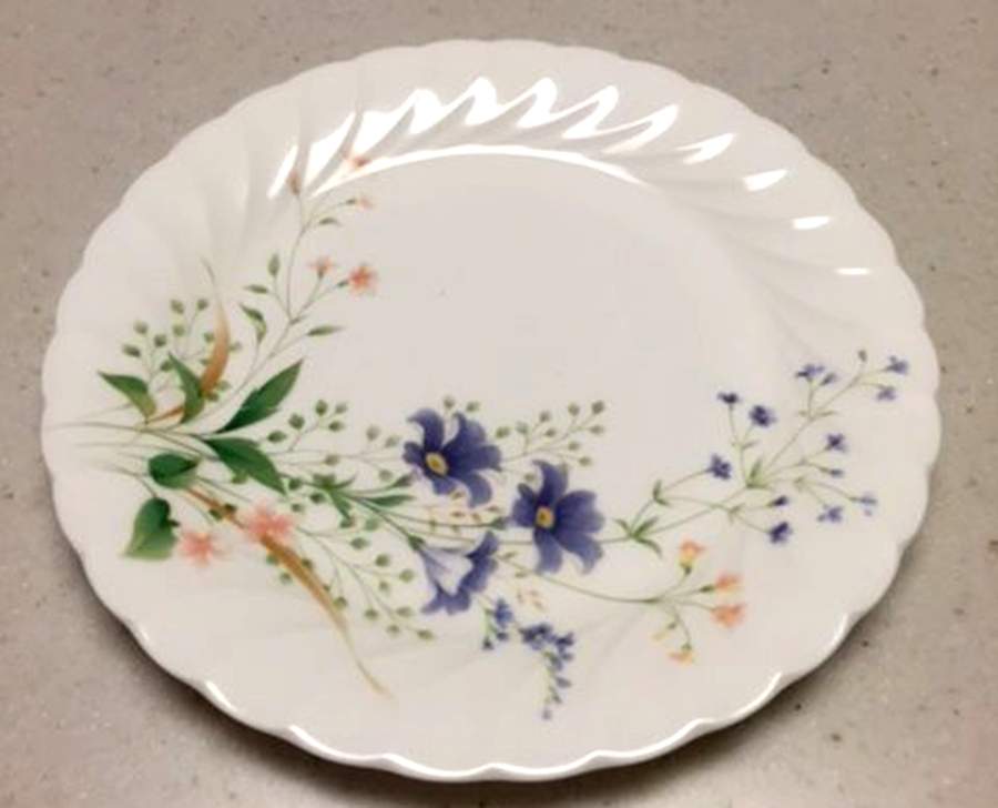 Floret (Swirl Shape) Salad Plate by Nikko-1