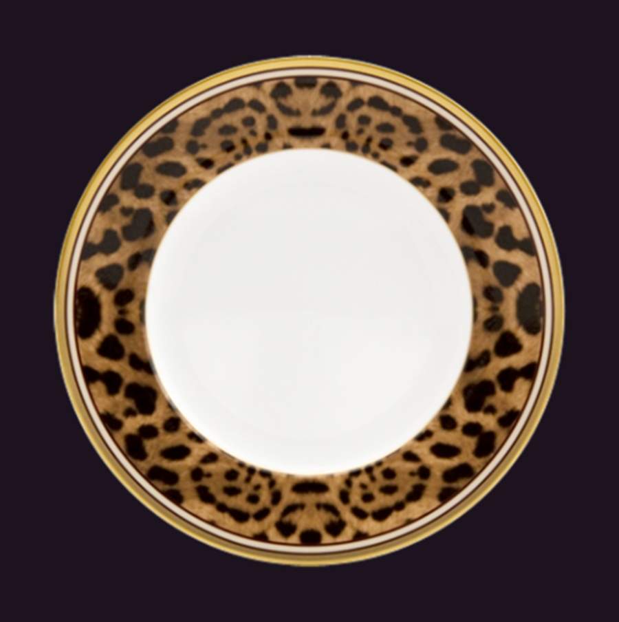 Desert Leopard Salad/Dessert Plate by Nikko-1