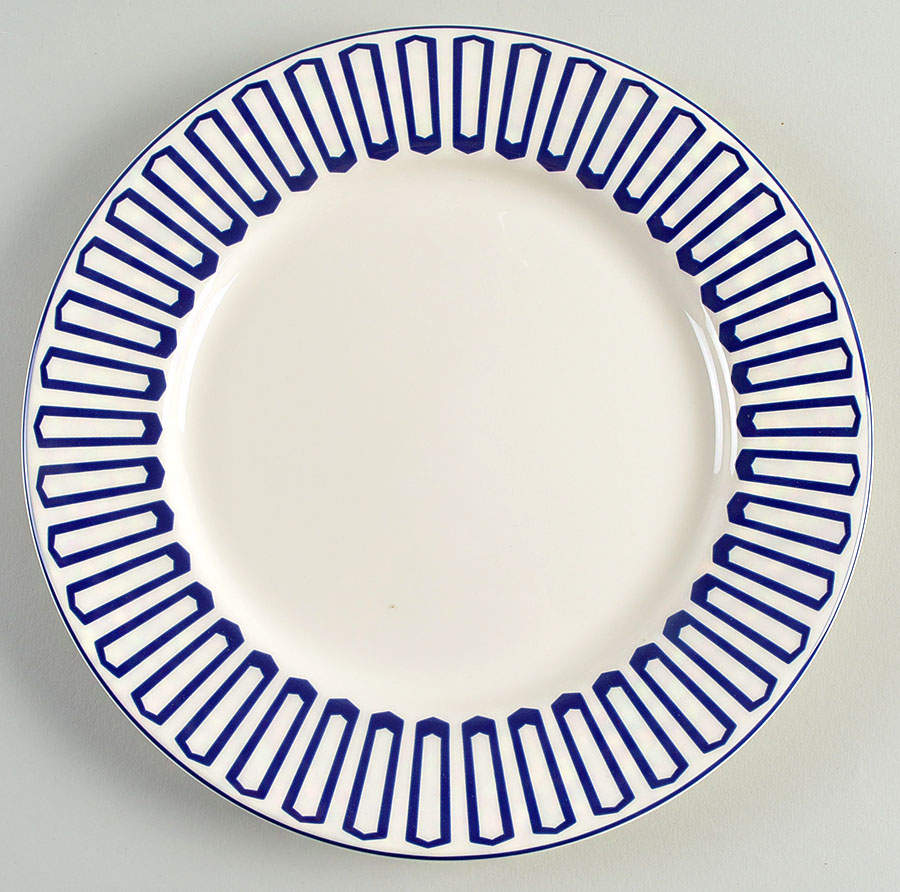 Blue Dinner Plate by Matceramica-1