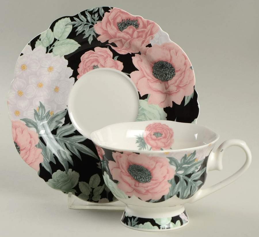 NA1 Footed Cup & Saucer Set by New Anchor Inc-1