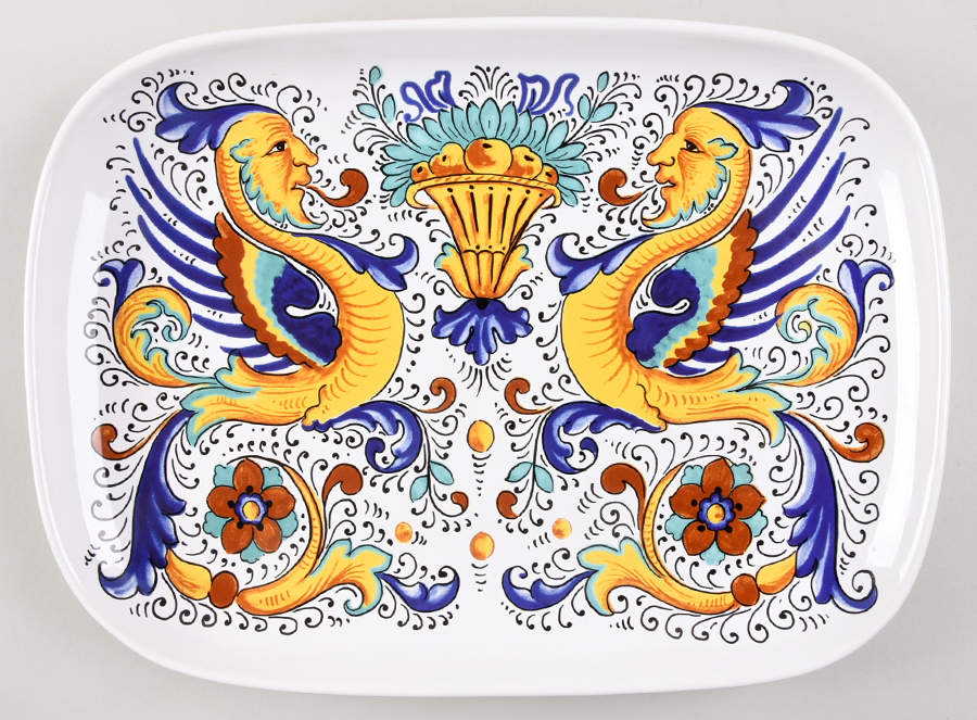 NVD2 13" Oval Serving Platter by Nova Deruta-1