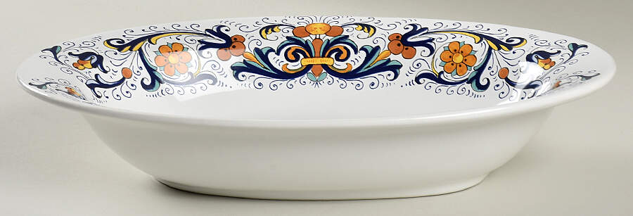 NVD3 13" Oval Serving Bowl by Nova Deruta-1