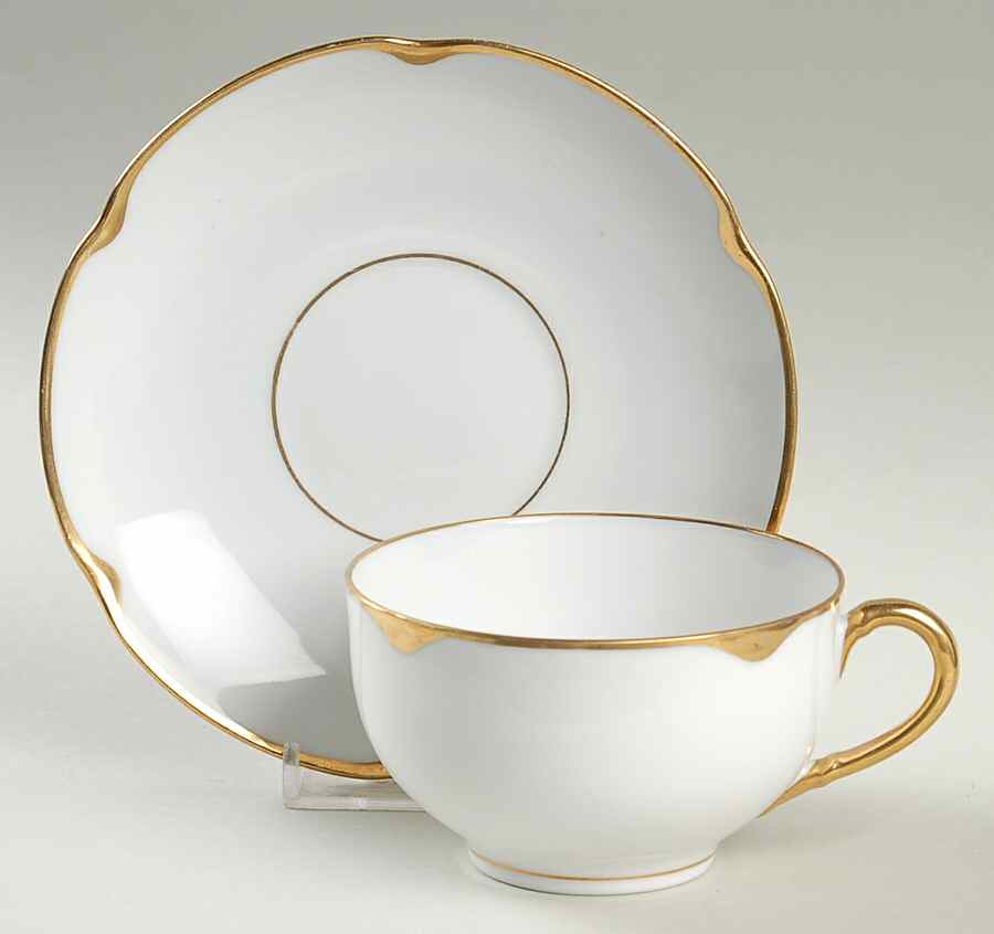 3405 Flat Cup & Saucer Set by Oscar & Edgar Gutherz-1