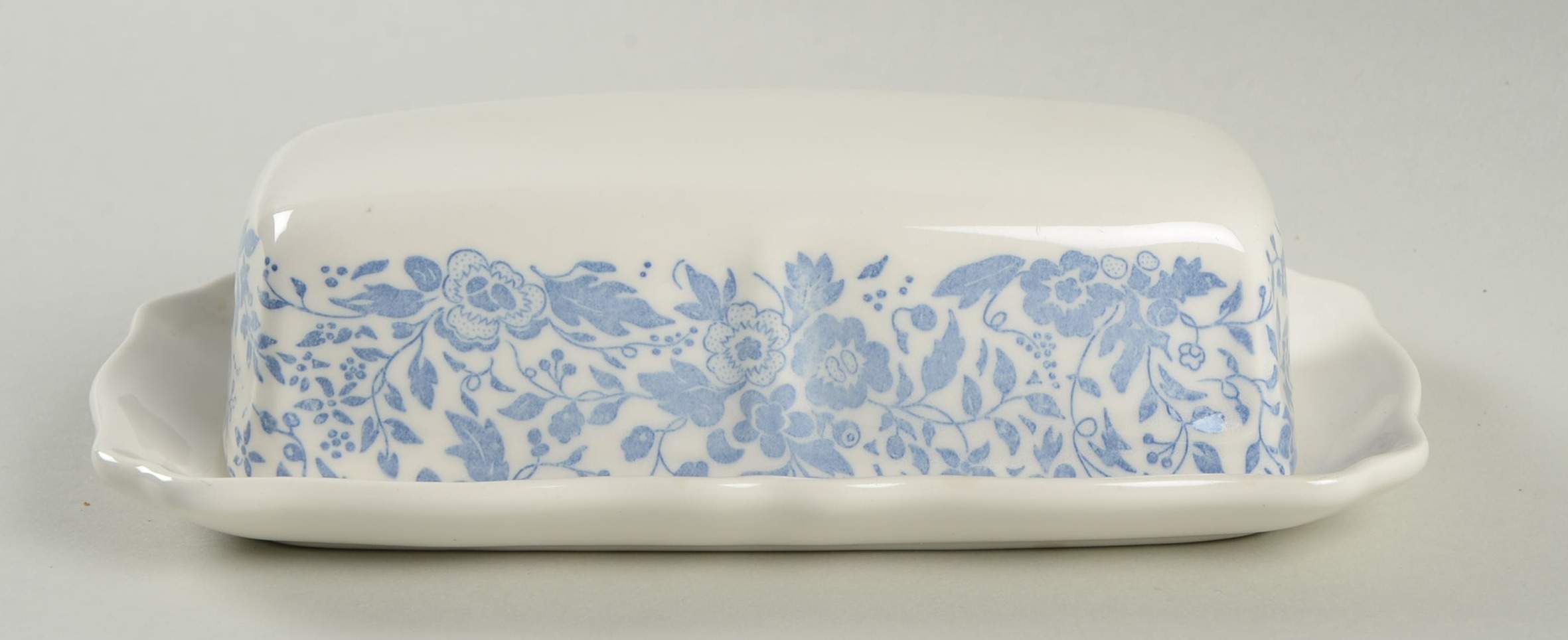 Chintz Cornflower Blue 1/4 Lb Covered Butter by Open Home-1