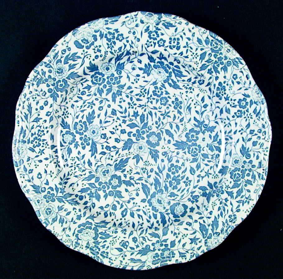 Chintz Cornflower Blue Dinner Plate by Open Home-1