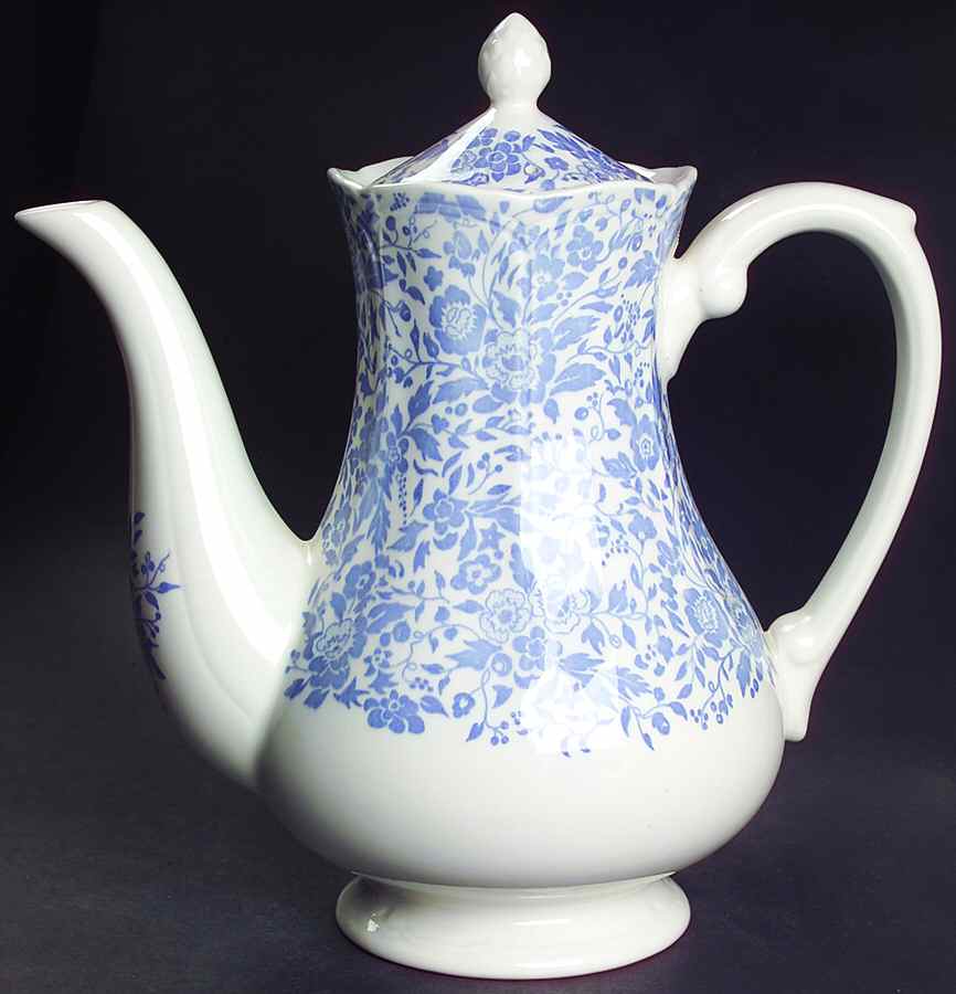 Chintz Cornflower Blue Coffee Pot & Lid by Open Home-1