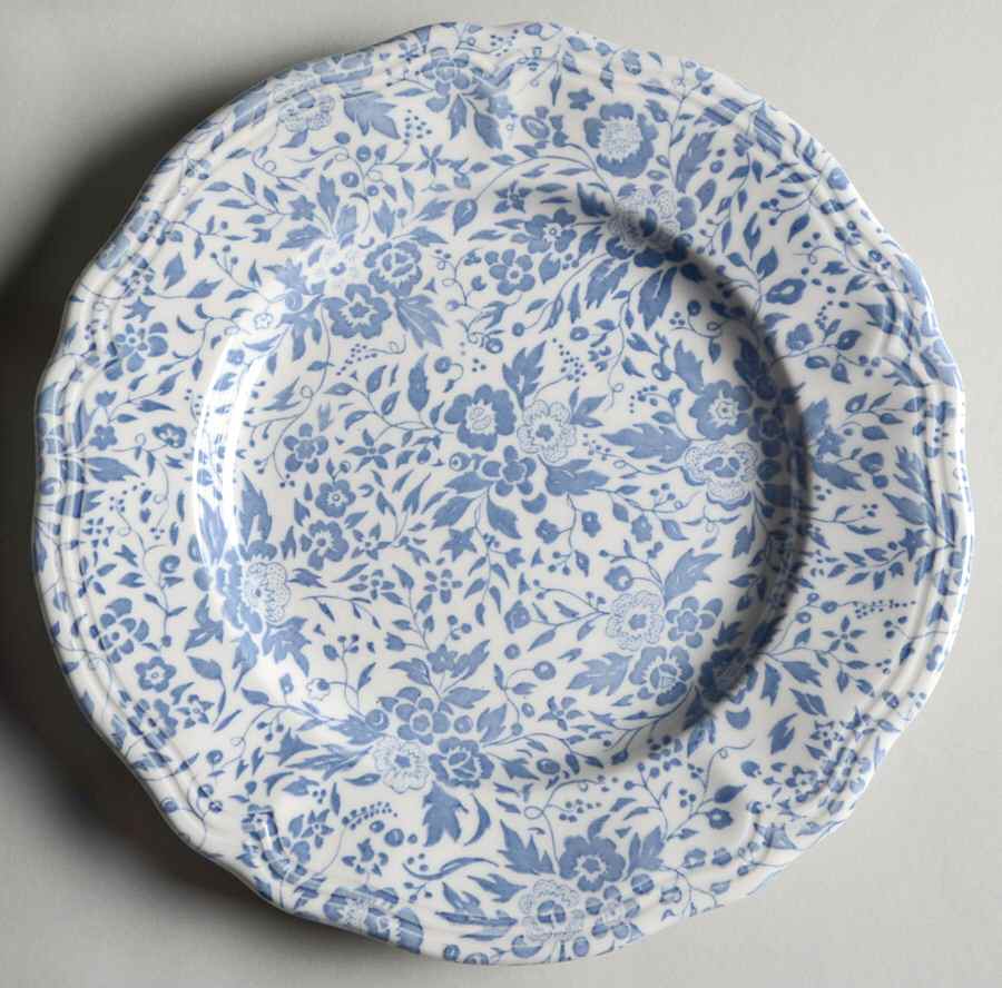 Chintz Cornflower Blue Salad Plate by Open Home-1