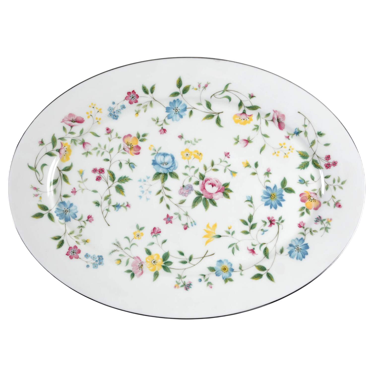 Garden Party 16" Oval Serving Platter by Oxford (Div of Lenox)-1
