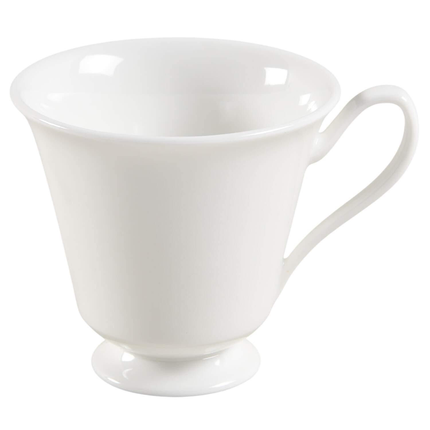 Mayfair White Footed Demitasse Cup by Oxford (Div of Lenox)-1