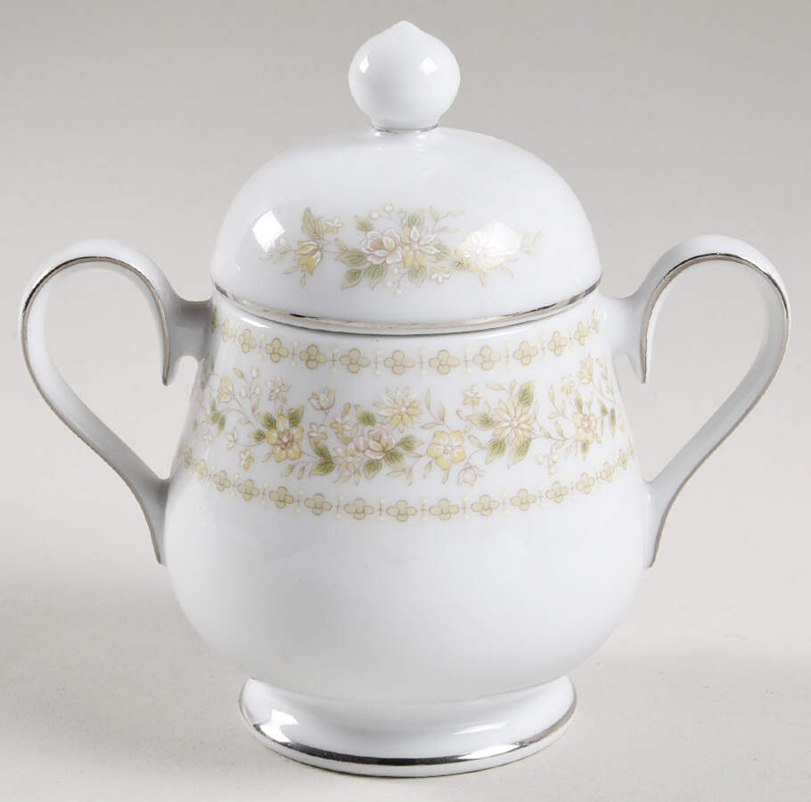 Milady Sugar Bowl & Lid by Oneida-1