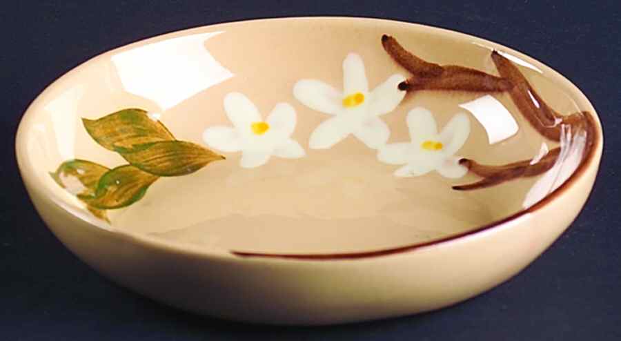 Orange Blossom Pinkish Beige Fruit/Dessert (Sauce) Bowl by Orchard-1