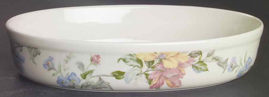 English Tapestry 10" Oval Baker by Oscar De La Renta-1