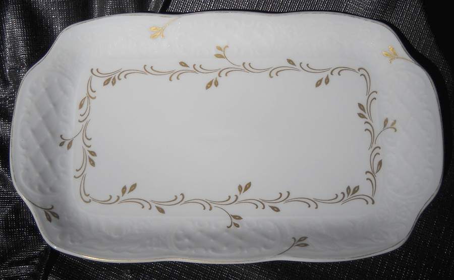 Florentine Gold Butter Tray by Oscar De La Renta-1