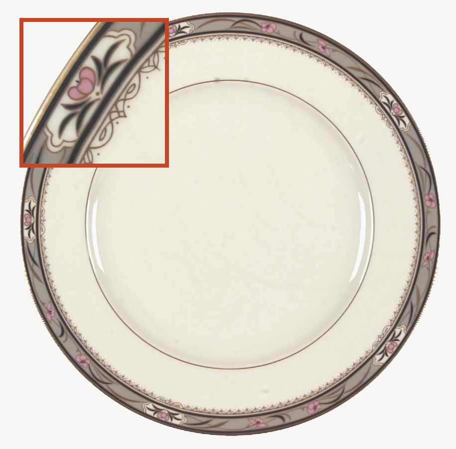 Swiss Chateau Dinner Plate by Oscar De La Renta-1