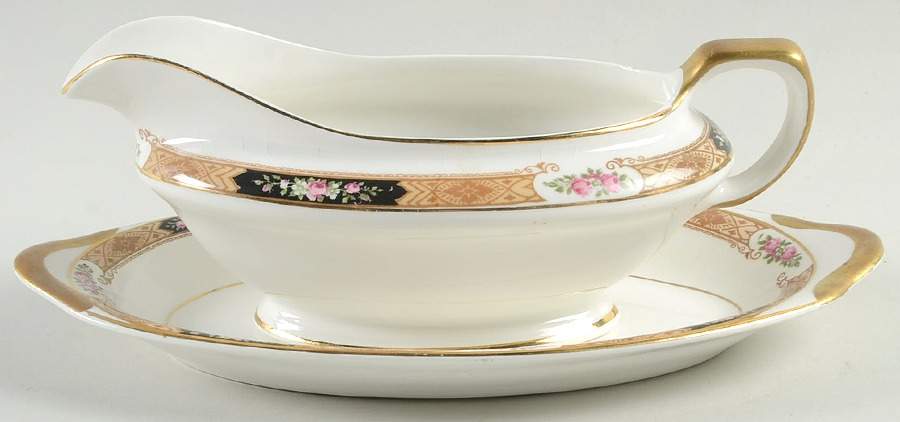OST12 Gravy Boat & Underplate/Relish by Ostrow-1