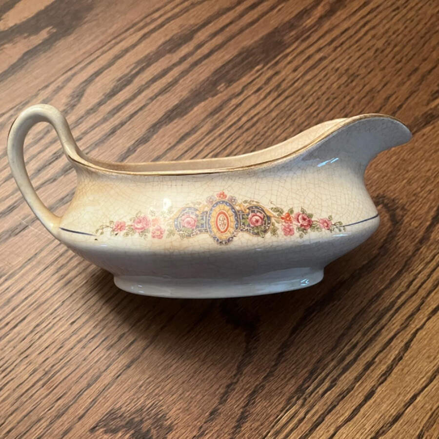 OWE3 Gravy Boat by Edward J Owen China-1