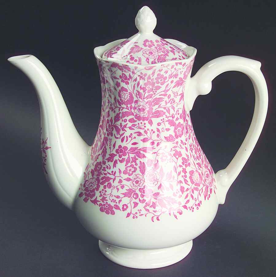 Chintz Dusty Rose Coffee Pot & Lid by Open Home-1