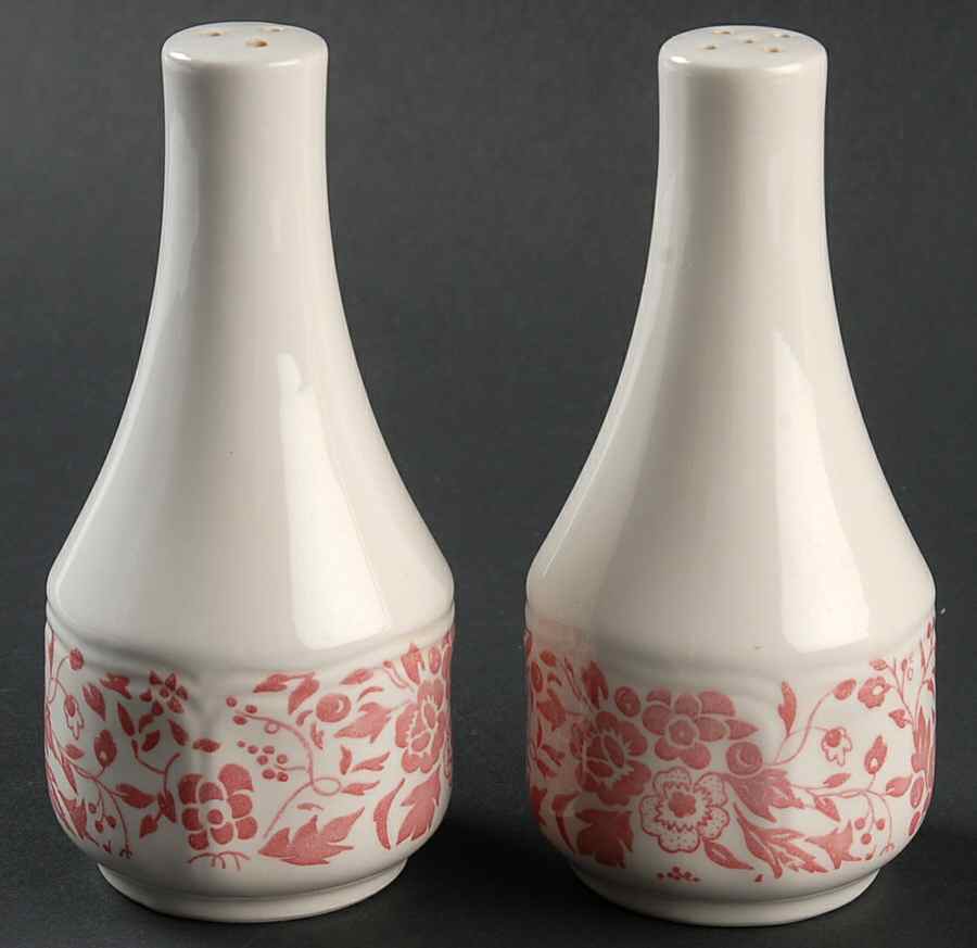 Chintz Dusty Rose Salt & Pepper Set by Open Home-1